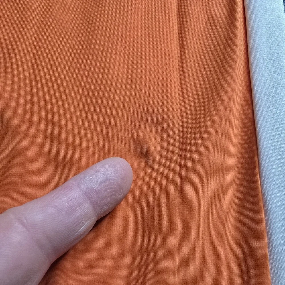 Louis Castel Pullover Shirt Mens Size 105 Orange Long Sleeve 1/4 Zip Golf